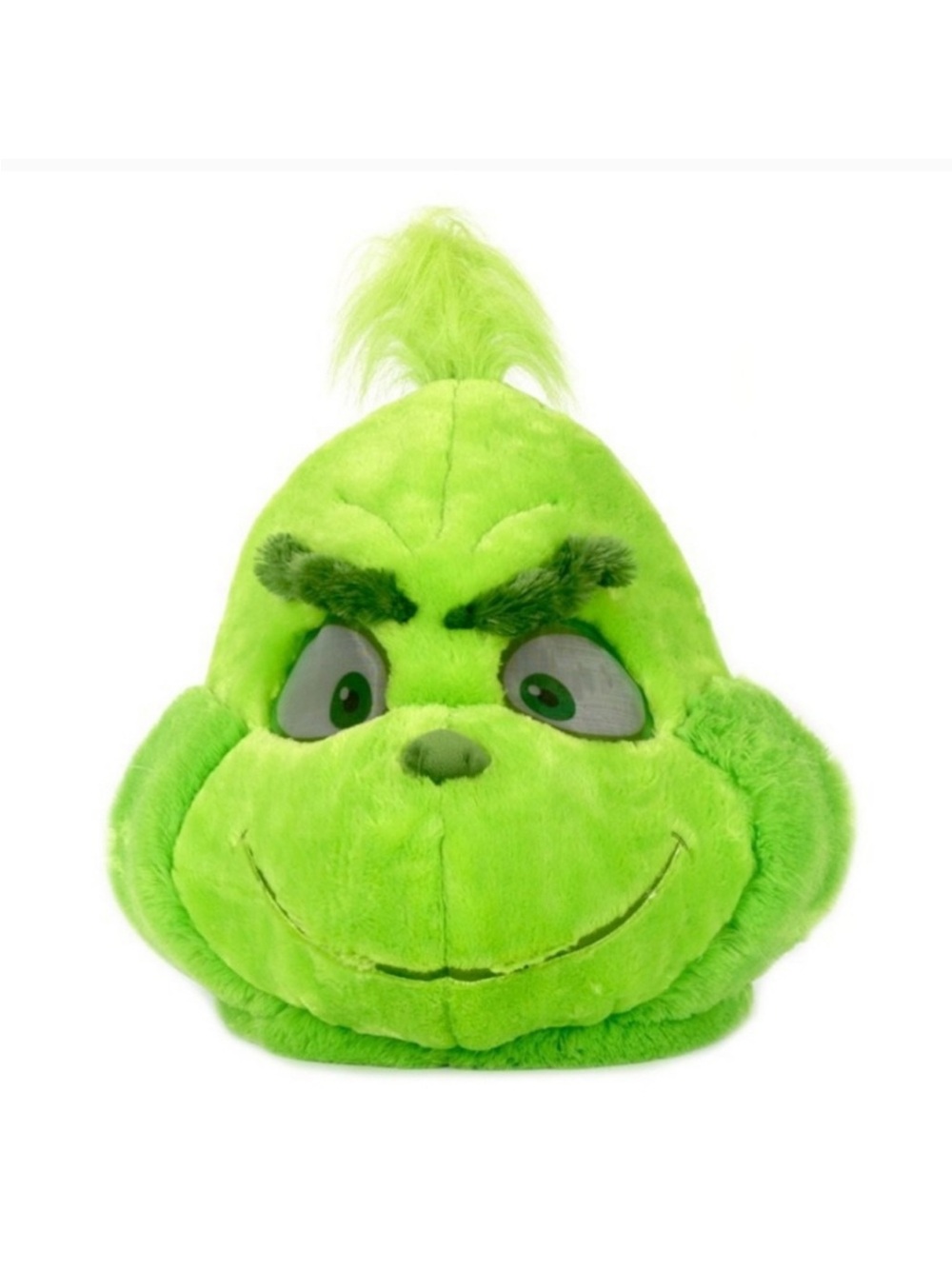 Grinch Head The Movie Costume Plush Fuzzy mascot adult